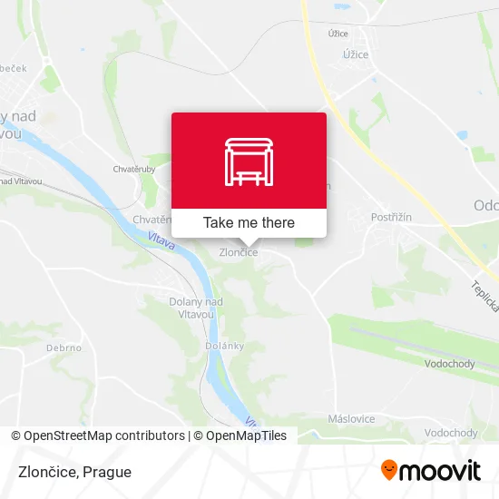 Карта Zlončice