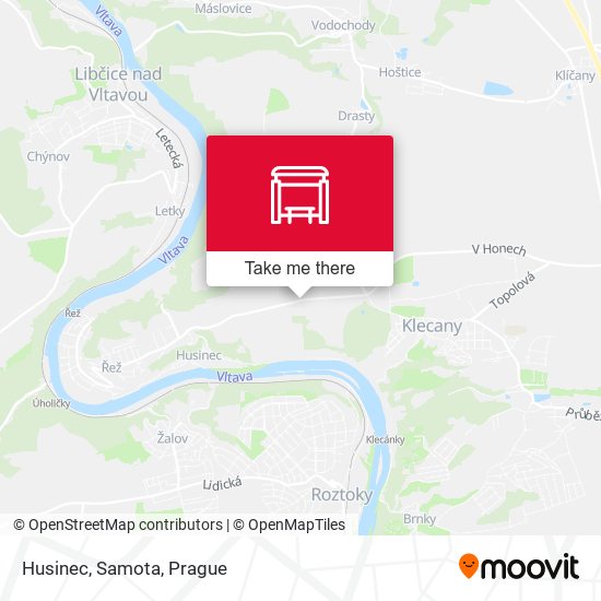 Карта Husinec, Samota
