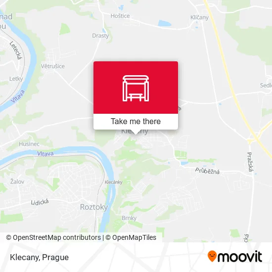 Карта Klecany