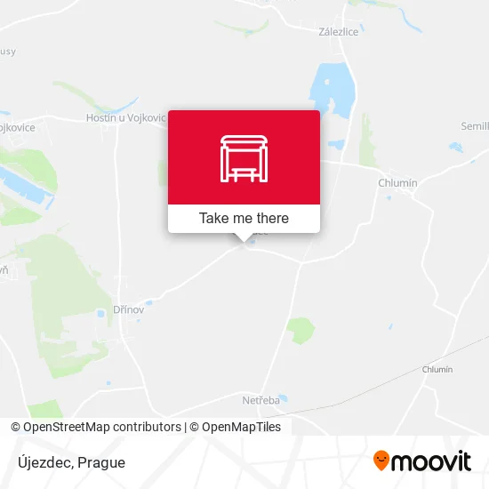 Карта Újezdec