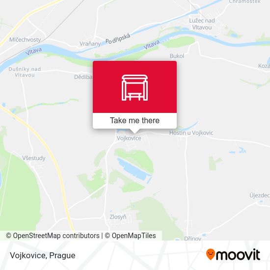 Карта Vojkovice