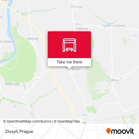Карта Zlosyň