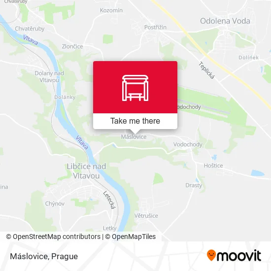 Карта Máslovice