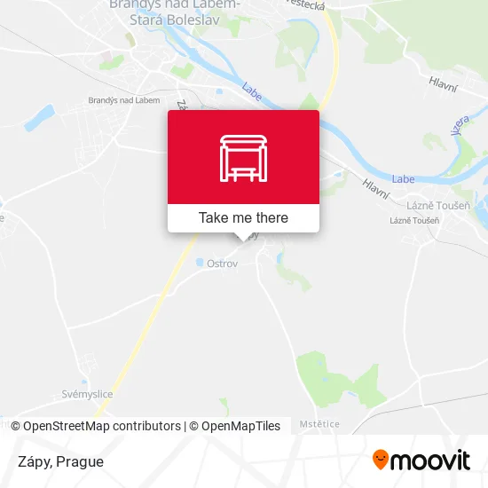 Карта Zápy