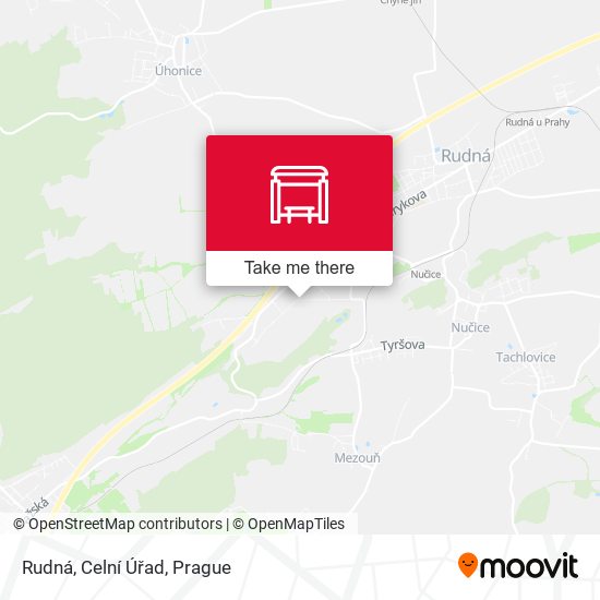 Rudná, Celní Úřad map