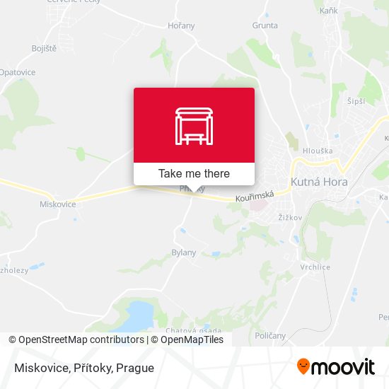 Miskovice, Přítoky map