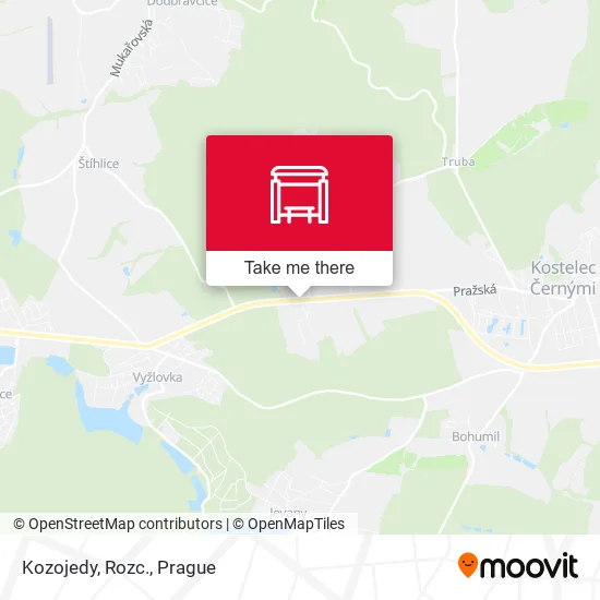 Карта Kozojedy, Rozc.
