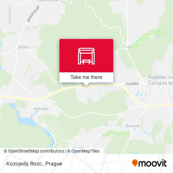 Карта Kozojedy, Rozc.