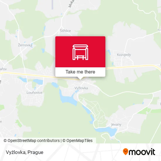 Карта Vyžlovka