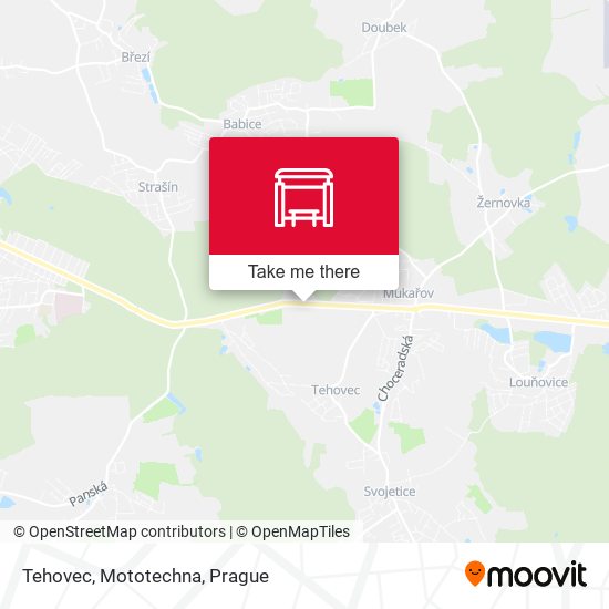 Tehovec, Mototechna map