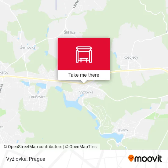 Карта Vyžlovka