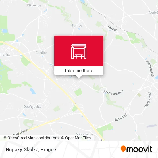Карта Nupaky, Školka