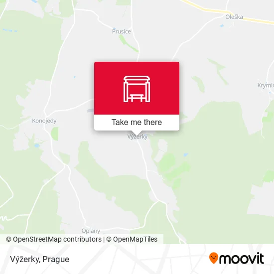 Карта Výžerky
