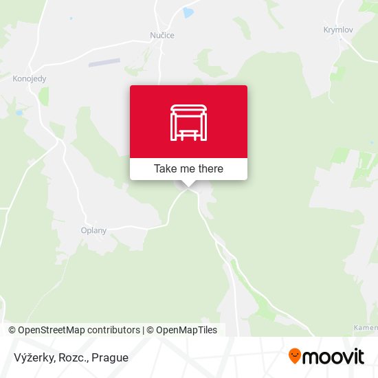 Карта Výžerky, Rozc.