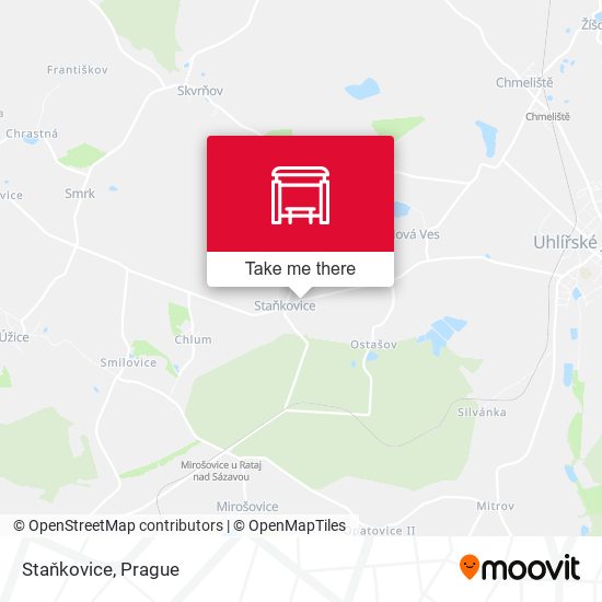 Карта Staňkovice
