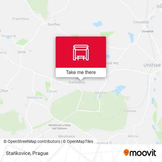 Карта Staňkovice