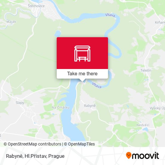 Rabyně, Hl.Přístav map