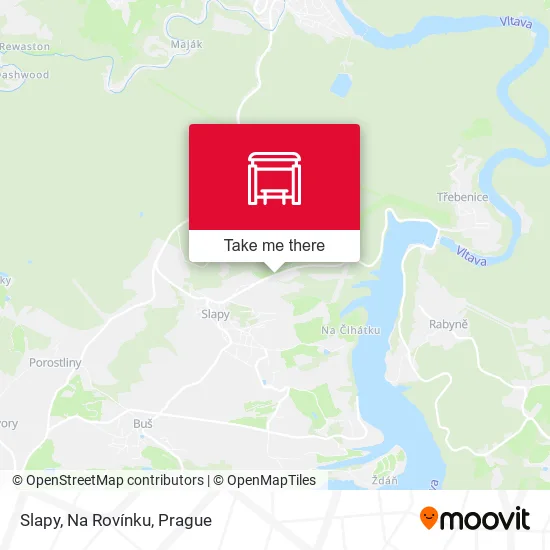 Карта Slapy, Na Rovínku