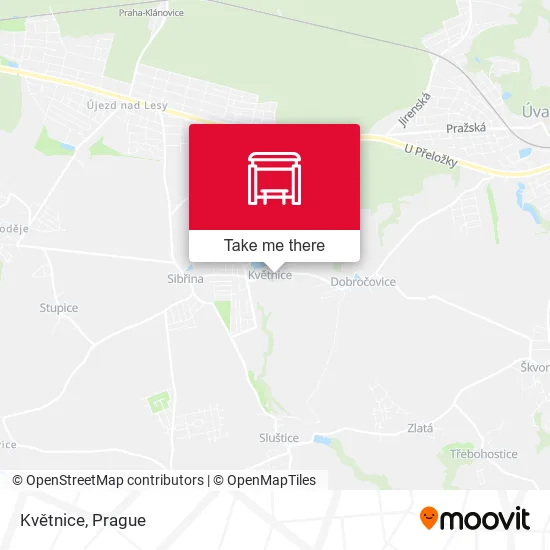 Карта Květnice