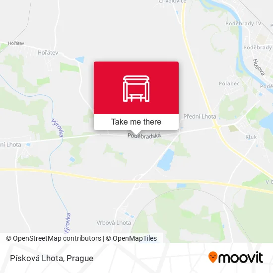 Карта Písková Lhota