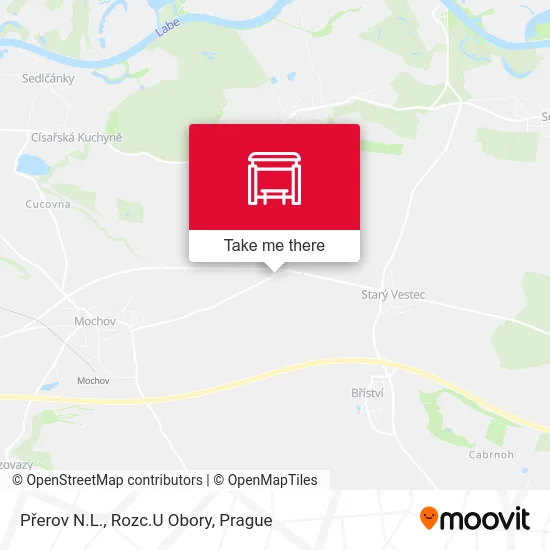 Карта Přerov N.L., Rozc.U Obory