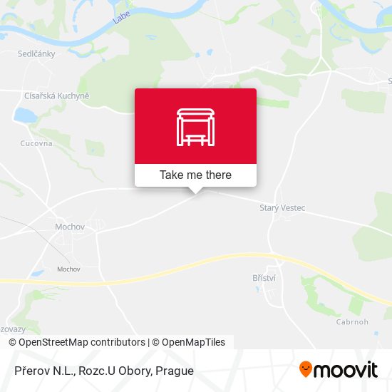 Карта Přerov N.L., Rozc.U Obory