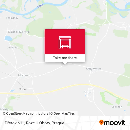 Карта Přerov N.L., Rozc.U Obory