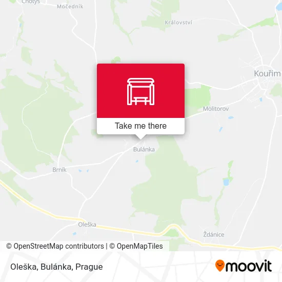 Карта Oleška, Bulánka