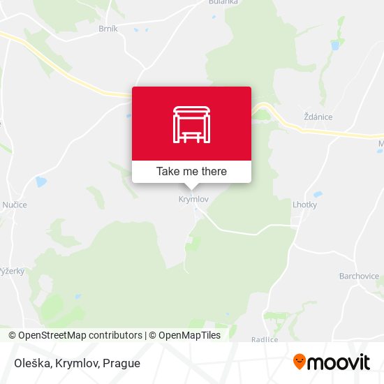 Карта Oleška, Krymlov