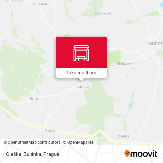 Карта Oleška, Bulánka