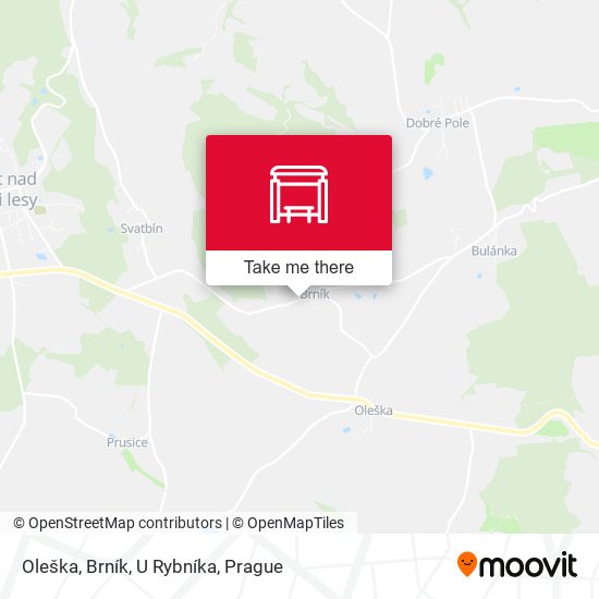 Oleška, Brník, U Rybníka map