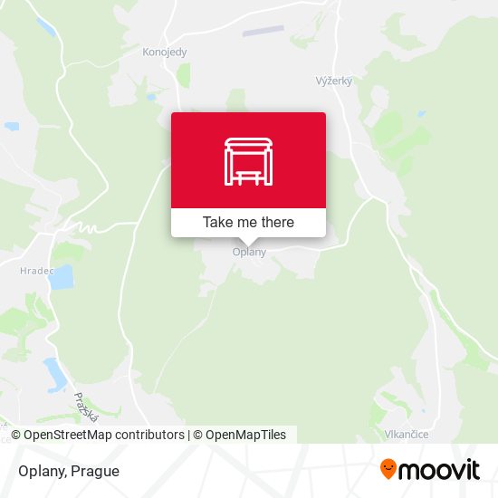 Карта Oplany