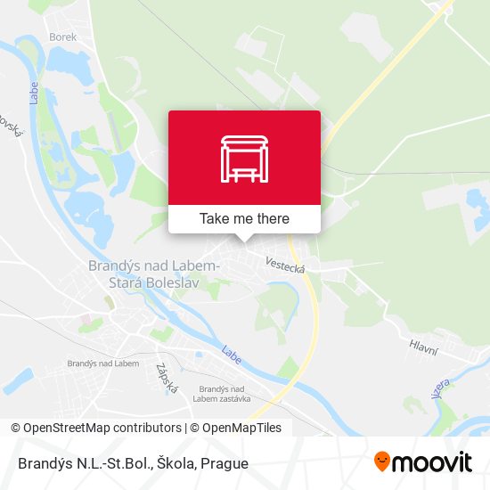 Brandýs N.L.-St.Bol., Škola map