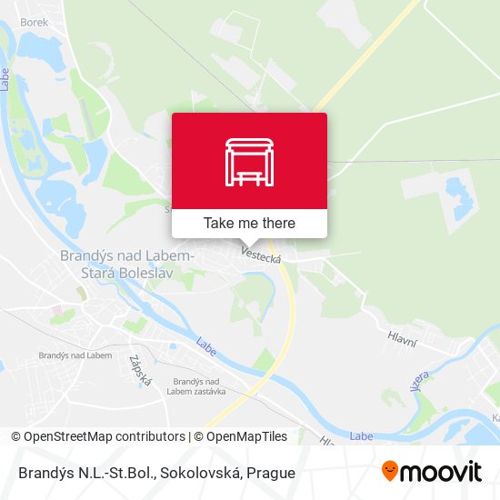 Brandýs N.L.-St.Bol., Sokolovská map