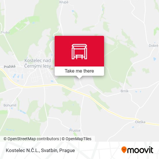 Kostelec N.Č.L., Svatbín map