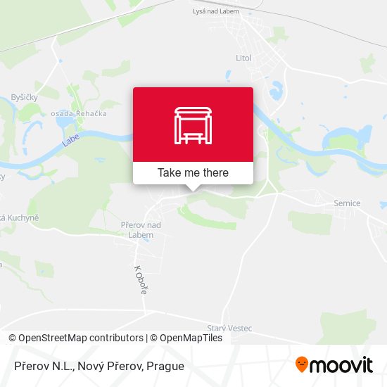 Přerov N.L., Nový Přerov map