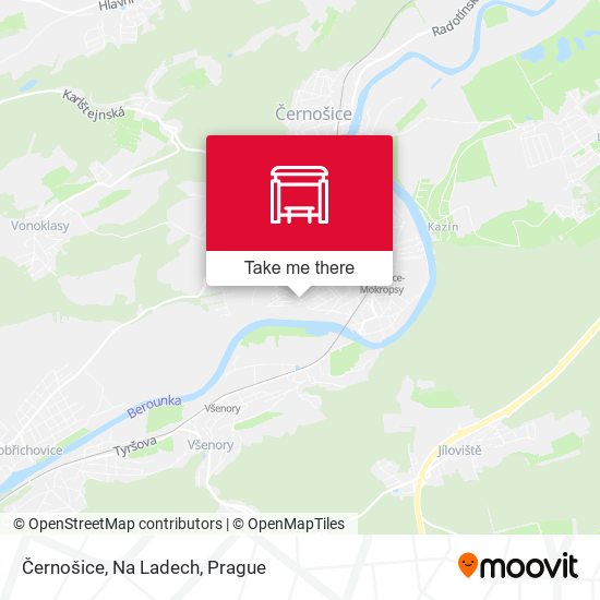 Карта Černošice, Na Ladech
