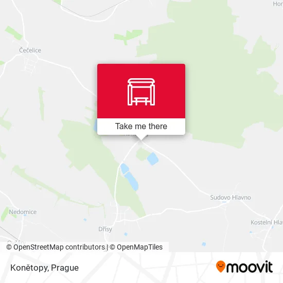 Карта Konětopy