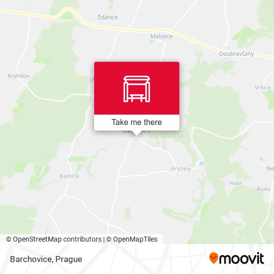 Карта Barchovice