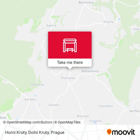 Horní Kruty, Dolní Kruty map