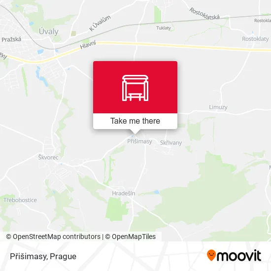 Карта Přišimasy
