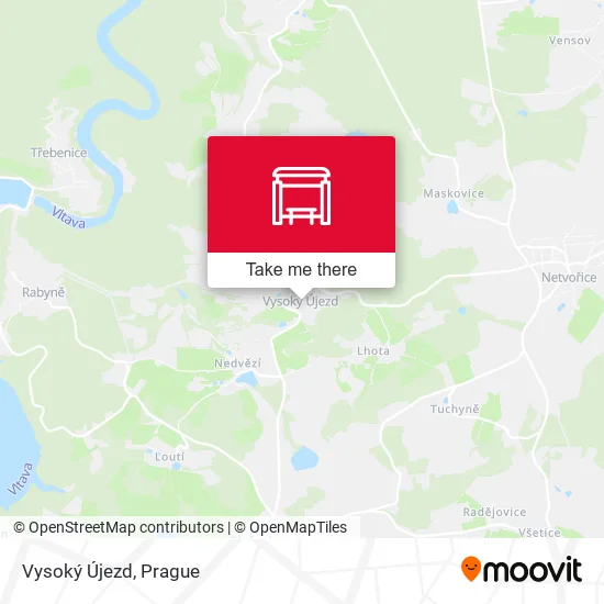 Карта Vysoký Újezd
