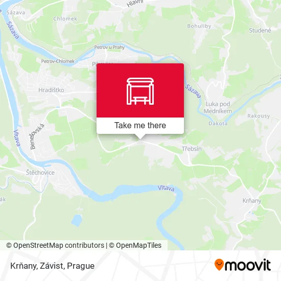 Карта Krňany, Závist