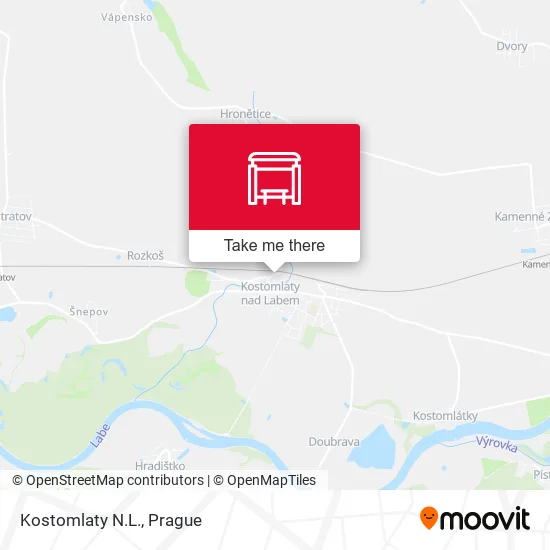 Карта Kostomlaty N.L.