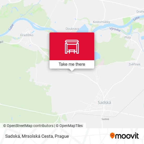 Sadská, Mrsolská Cesta map