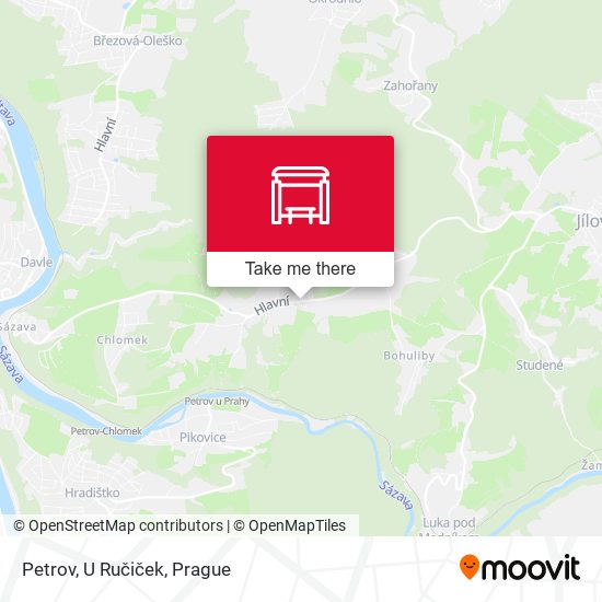 Petrov, U Ručiček map
