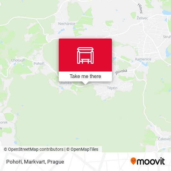 Pohoří, Markvart map
