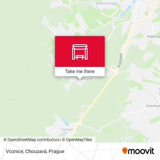 Карта Voznice, Chouzavá
