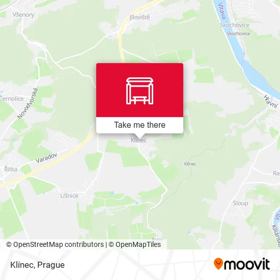 Карта Klínec