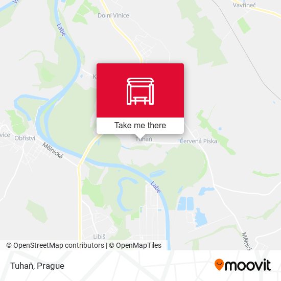 Tuhaň map